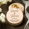 Confezione regalo Scatola per fedi nuziali rustica Portafedi in legno personalizzato Decorazione country Matrimonio