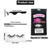 Faux cils entiers PinkwhiteBlack Eyelash Packaging Sac avec cilhood autocollant plateaux de cils pinceau Twezers Applicateur pour SE8637576