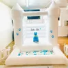 White Commercial PVC inflatable Wedding Bounce Castle Slide Ball Pits for Kids Outdoor Activities Jumping House