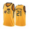 Gedrukt Basketbal Hassan Whiteside Jersey 21 Rudy Gay 8 Jozua Christopher Santi Aldama Zwart Paars Navy Blauw Groen Wit Team Ademend Sport Mannen Vrouw Jongeren