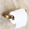 AUSWIND European Brushed Toilet Paper Holder Antique Brass Square Tissue Box Roll Holder Bathroom Hardware sets Products T200425