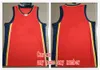 Drukowane Złote State Niestandardowe DIY Design Koszulki Koszykówka Dostaci Mundury Zespół Drukuj Spersonalizowane Dowolne Nazwa Numer Męskie Kobiety Dzieci Youth Boys Red Jersey
