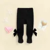 Winter Baby Girls Panty Warm Thick Leggings Stockings Bow Panty Knitted Cotton Kids Stocking Baby Accessory J220621