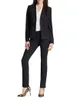 Women's Two Piece Pants Ladies 2 Slim Suits Set One Button Business Office Lady Blazer Jacket