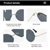 Óculos de sol Letter NO Party Óculos engraçados Fashion Personality Rimless Irregular Eyewear Outdoor Cycling Protection UV400 Kid GiftSunglasses