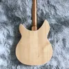 Guitare électrique Rick 12 cordes main droite couleur bois naturel prix de gros