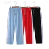 Designer Pants Mens Sweatpants Rainbow Sports Long Nylon dragkedja byxor Män jogger tennis sporttraktioner Svett kostymer sportkläder