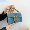 Großhandel Damen Umhängetaschen Street Fashion Gedruckt Handy Geldbörse Flip Doppelschicht Mode Kettentasche Persönlichkeit Joker Frauen Schlange Handtasche 1858#