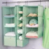 Hem Hanging Clothes Storage Bag Hållbara Organiserande hyllor Eco-Friendly Closet Cubby Sorting Puches Cabinet Container Boxar BINS BINS