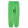 spindel 555 grönt skumtryck spindel webbmönster jogging byxor män joggar mode casual dragstring t220721 dunm