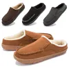 Slippers Winter Home Men Comfortable Soft Cotton Indoor Shoes Plush Warm Big Size 4950 House Slipper Male