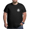 Męskie koszulki śmieszne Crypto.com Coin Cro, CryptoCurrency Crypto Com Cryptocom T-shirt Mężczyźni Duże wysokie koszulki Oversized 4XL 5XL 6XL TOPS