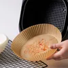 50pcs 16/20cm Air Fryer Disposable Liner Wood Pulp Steamer Non-Stick Paper Baking Mats Utensils For Kitchen Dropshipping