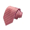 Mens Women Designer Silk Ties With Box Fashion Leather Neck Tie Bow For Men Ladies With Pattern V Letter Neckwear Color Neckties196p