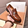 A4 Men Breathable Slip-On Casual Loafers Brand Formal Business Dress Shoes Mens Prom Party Wedding Flat Shoes Size 38-45