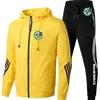 Uomini S Maccabi Haifa Sieti pantaloni con cappuccio pantaloni da 2 pezzi set harajuku Sport Suit Felpe per brani casuali da binnastica da jogging sportivo 220708