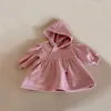 Robes de fille automne hiver bébé filles robe mode fille sweats à capuche tenues à manches longues enfant en bas âge vêtements fille