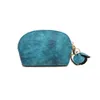 Cosmetic Bags & Cases Classical PU Smooth Nappa Leather Cute Girl Coin Purse Mini Lipstick Pouch With KeyringCosmetic