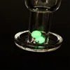 2mm hookah light green luminous quartz beads for quartz bowl accessories