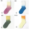 Barnstrumpor Gradient Tie Dye Stocking Soft Cotton Baby Boys Girls Sock Hip Hop Fashion Accessories 10 Färger Valfritt