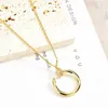 Designer Necklaces 2022 New Fashion Couple crystal Love Pendant Classic Brand Nail For Men Women High Quality Stainless Steel Jewelry