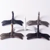 Artístico criativo libélula em forma de roupa gancho retro cabide cabide de liga de zinco armário pull porta hardware masilver1