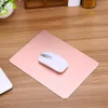 Kare alüminyum alaşım ped kaymaz kauçuk alt mouse pad su geçirmez mousepad oyun mat fare 4 renkler