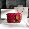 CC Bag Wallets 2021 Top women's bag sheepskin fashion badge gold chain flip wallet cross designer handbags luxury shoulder b