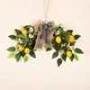 Decorative Flowers & Wreaths Artificial Lemons Wreath Door Swag Garland Ornament Wedding Arch LivingDecorative DecorativeDecorative