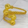 Bracelet 24k plaqué or boules bracelets pour femme arabe dubaï perles éthiopiennes Bracelet bijoux africains accessoires cadeaux