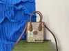 New designer handbags tote brand bag graffiti portable shoulder messenger bag 674148 women luxury fashion crossbody ladies bags models brown leather handbag
