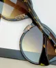 Occhiali da sole rotondi 1073 Nero lucido Blu sfumato Donna Uomo Sonnenbrille des lunettes de soleil con scatola