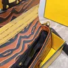 Lyxdesigner baguette axelväska kvinnor tiger mönster handväska läder crossbody påsar klaff totes check tråd handväska dubbla bokstäver plånbok 221208