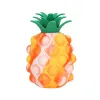 Silicone ananas 3D balle jouets pousser pers bulles créatives Grenade enfants Puzzle Extrusion bulle balle jeu Toy7783106