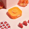 Drücken Sie Typ Eismaschine Silikon Eiswürfelschale Herstellung Form Kreative Aufbewahrungsbox Deckel Tabletts Bar Küche Quadratische kubische Behälterbox