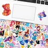 Nieuwe sexy 50 stks prinses schattige cartoon sticker graffiti meid laptop gitaar bagage telefoonbeker skateboard waterdichte kinderen klassieke speelgoedsticker