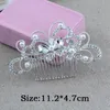 Accessori per capelli da sposa da sposa Fermagli per pettine in cristallo per capelli da donna Gioielli per capelli con strass Copricapo da sposa Regalo per damigella d'onore