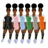 Novas mulheres uniforme de beisebol jaquetas verão retalhos camisas manga curta painéis cardigan casual esportes outerwear itens a granel 7281