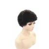 Novas perucas naturais brasileiras sem gluia de renda cheia cabelos humanos curtos perucas para mulheres negras pixie cut2439238