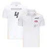 F1 Driver Poloshirts Formule 1 Team Racing T-shirt Extreme sporten Heren Dames T-shirt Zomer Mode Casual Oversized bedrukt T-shirt