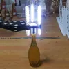 Nachtlichten oplaadbaar 3 -kop LED flitsende stick Champagne Wine Bottle Strobe Service Sparkler voor nachtclub Bar Party Wedding Decornight