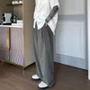 Herrdräkter blazers koreanska lösa byxor sommar all-match rak rör vertikalt brett ben klippta vita svarta grå byxor för män klädmän ''