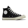 Sapatos de tela casual da década de 1970 masculino Homens High All Stars Sneakers Chuck 70 Chucks 1970 Plataforma Black Logo 35-44 F7DT#