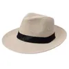 Summer Sunhat Women Men Holiday Beach Hat Man Outdoor Travel Straw Hat Woman Wide Brim Hats Male Jazz Panama Cap Vintage Casual Sunhats Female Sun Protection Caps 2022