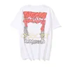 Mężczyźni Moda damska T-shirty High Street Koszulki z krótkim rękawem z nadrukiem Pary Hip Hop Bawełniane topy Rozmiar S-XL