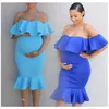 Dresses For Po Shoot Gown Pregnant Pregnancy Dress Pography Props Clothes Maternity Skirt 220607