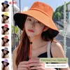 Cappelli a tesa larga 6 pezzi da donna parasole grondaia cappello da sole viaggio all'aperto uso fronte-retro protezione solare spiaggia sottogola Gorras Mujer A30 Delm22