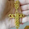 Pendant Necklaces Brass CZ Cross Pendants Iced Out Hip Hop Necklace For Men And Women Gold Color Silver CN124Pendant