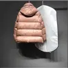 Femmes vers le bas manteau extérieur canard plume veste vêtements d'extérieur à capuche épais coupe-vent doux chaud Parkas rose taille 1234 décontracté coupe-vent veste