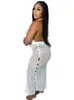 Traje de baño de mujer Vestido de ganchillo Cubre Ups Mujeres Cordón Slit Backless Traje de baño Verano Sólido Punto Hollow Sexy Beach Cover-upMujer